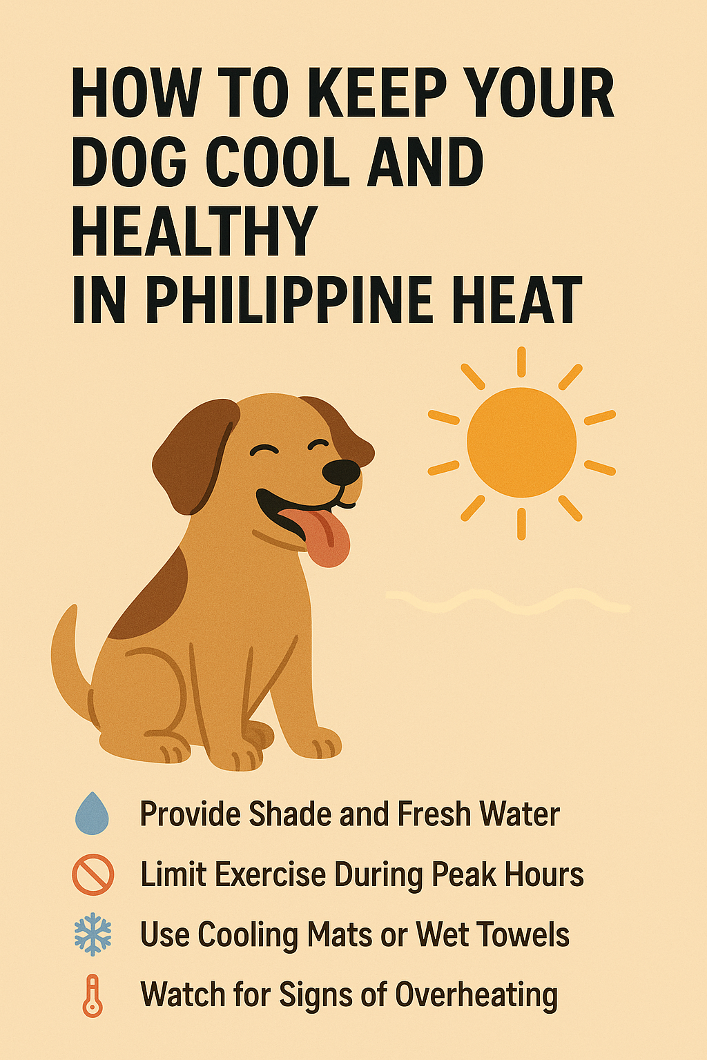 How to Keep Your Dog Cool and Healthy in Philippine Heat