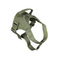 olive green dog harness