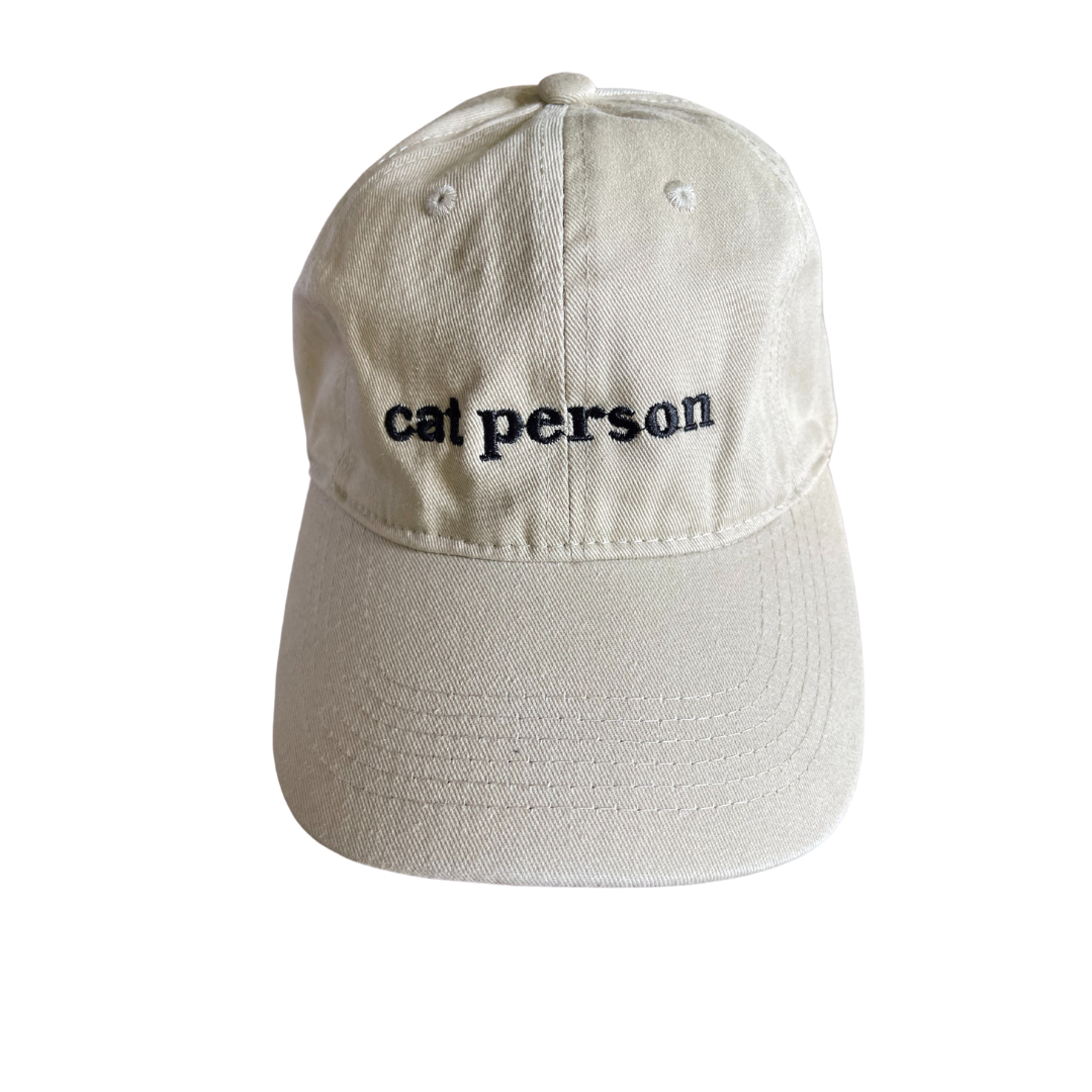 Cat Person Unisex Cap