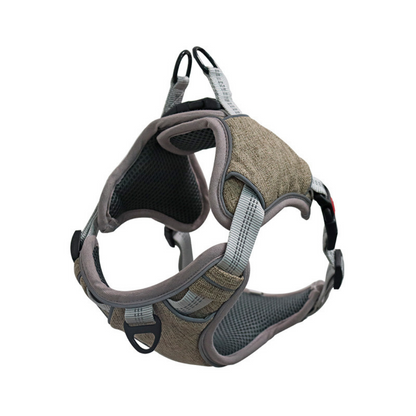 beige dog harness